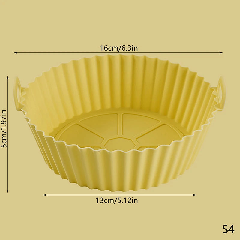 Molde Universal de silicona para freidora de aire, estera de silicona para freidora de aire, estera para hornear, estera para hornear de silicona, 20/16CM