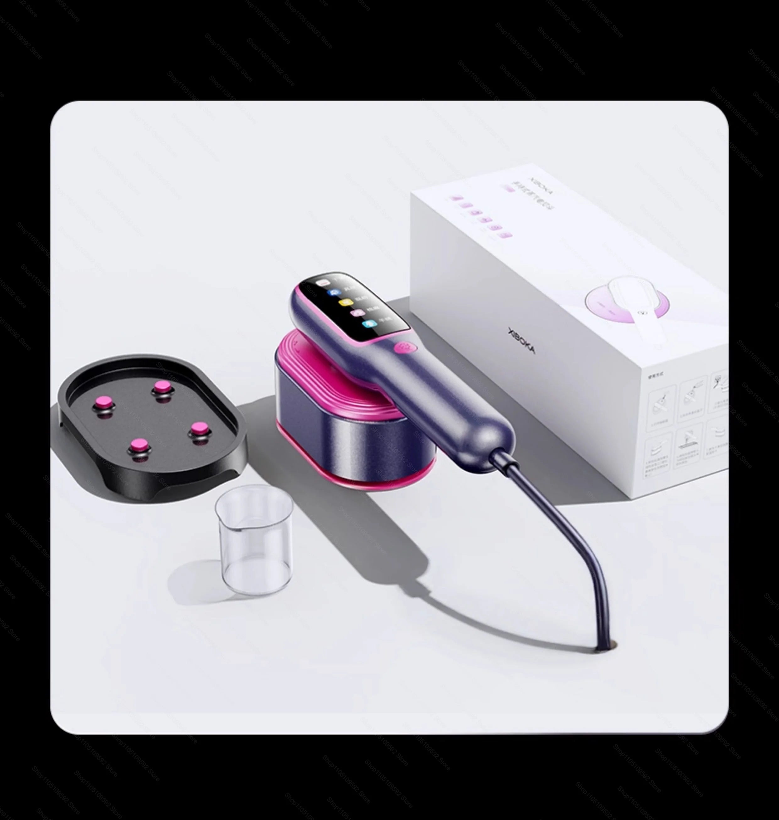 Nueva plancha de vapor portátil para ropa, Mini vaporizador portátil para ropa, máquina de prensado de tela para ropa de viaje de calentamiento rápido con hogar
