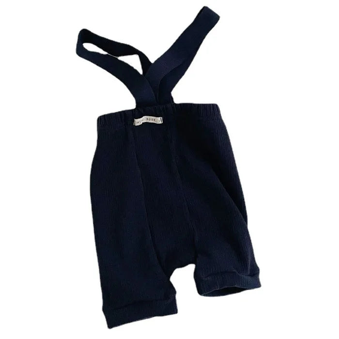 Conjunto de ropa UNITIM coreano de verano para bebés, camisetas de manga corta de algodón con tirantes, pantalones cortos finos, trajes para niños pequeños, 2 uds.