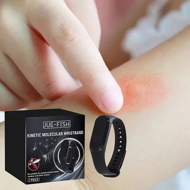 Pulsera Repelente de Mosquitos, Ultrasónica, Física, No Química, Deportiva, Eficaz, para el Hogar y Exteriores