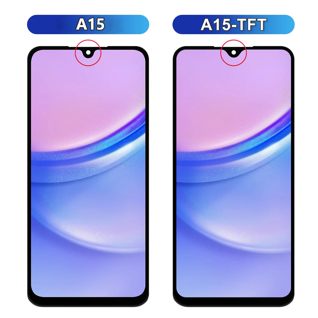 Pantalla A15 para Samsung A15 A155F A155M pantalla LCD MONTAJE DE digitalizador con pantalla táctil para Samsung A15 A156B A156E pantalla de visualización