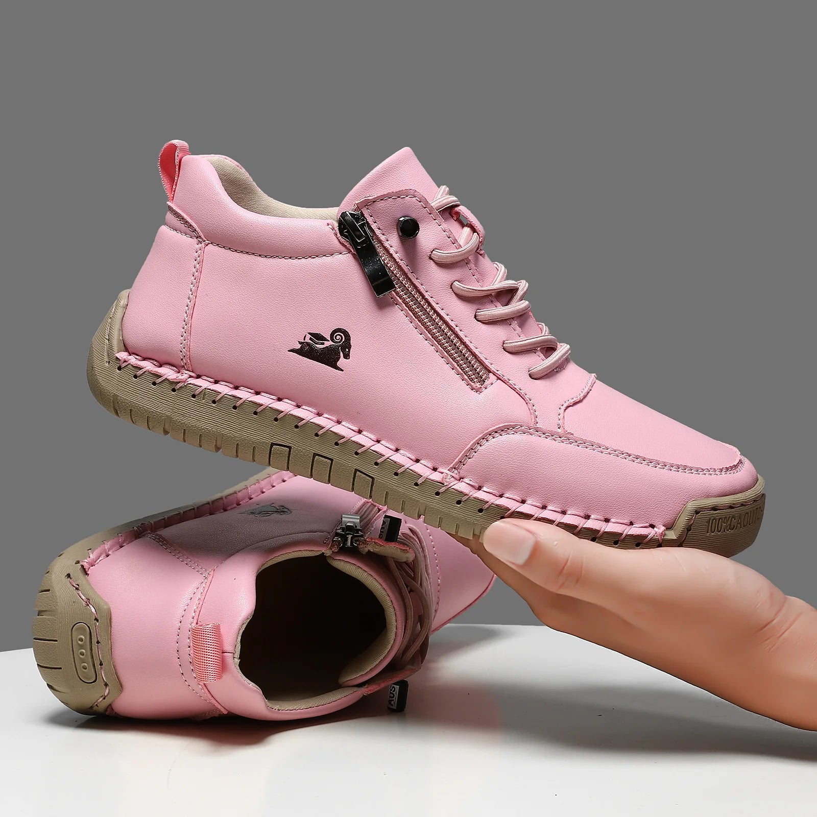 Nuevo 2025 zapatos deportivos para mujer, senderismo al aire libre, fondo plano, transpirables, cómodos, informales, zapatos de conducción, zapatillas de deporte transpirables a la moda