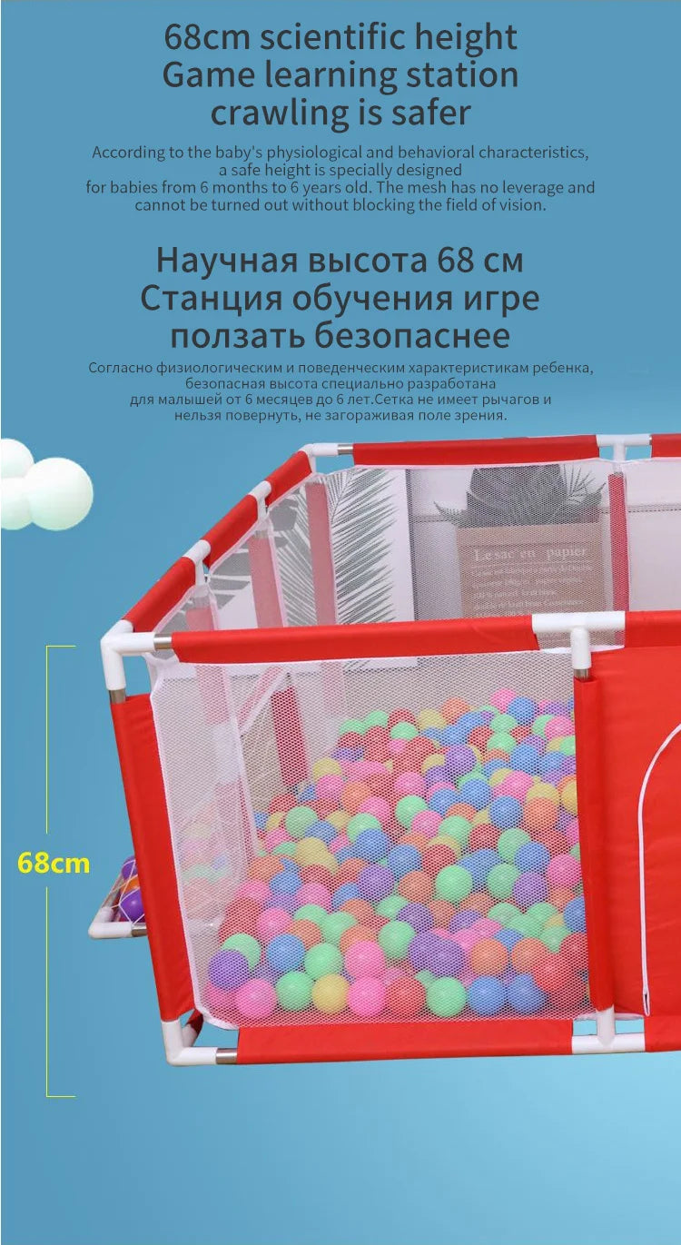 Parque infantil para bebés, recién llegado, parque infantil para bebés de 6 meses a 6 años, parque infantil para niños, valla de seguridad interior para bebés