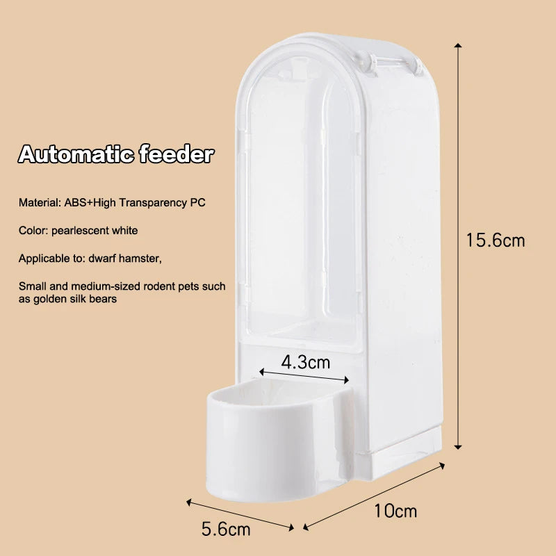 {Summer2} Bebedero de agua para animales pequeños, dispensador automático, botella de agua para hámster, dispensador de agua para mascotas de gran capacidad, suministros para mascotas