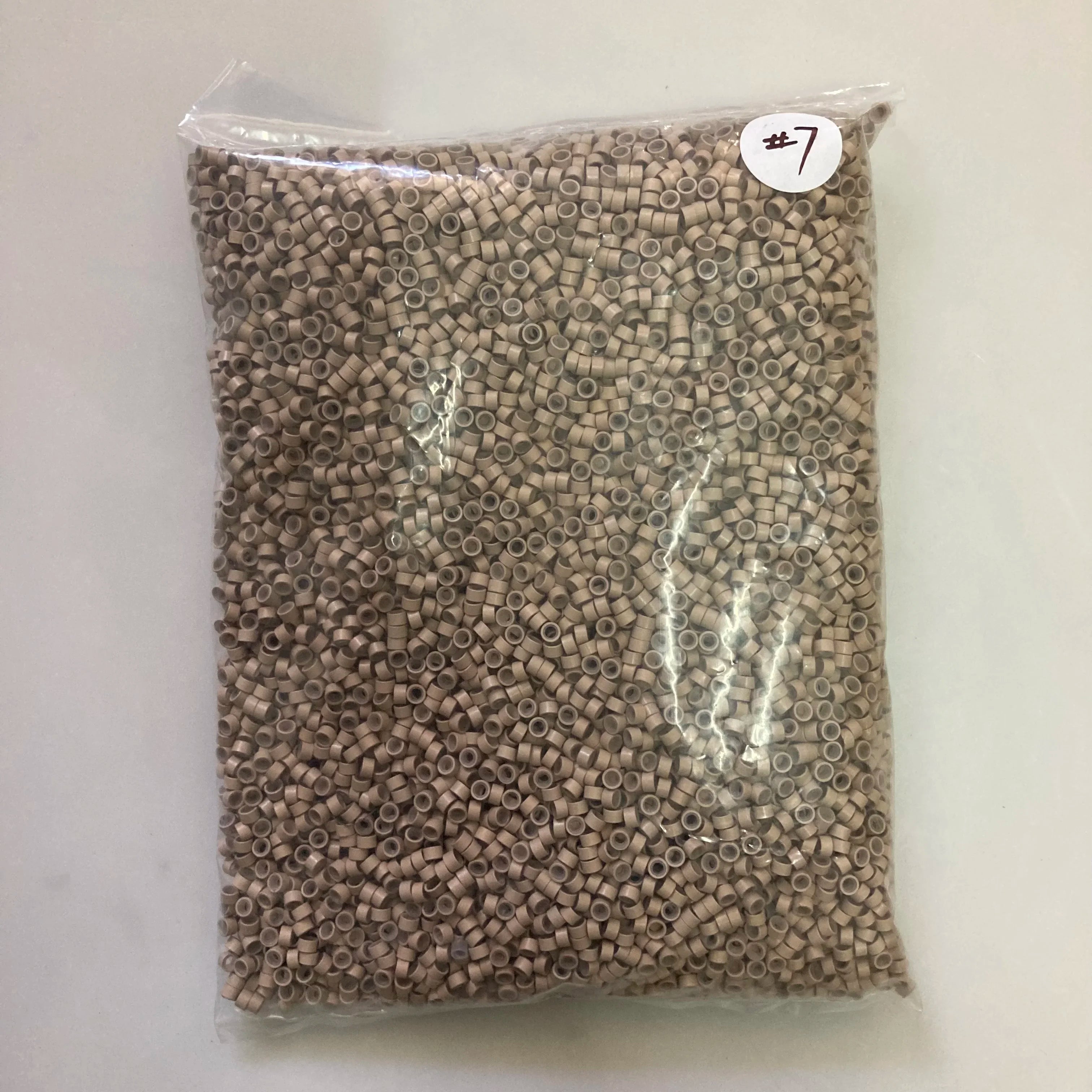 10000 unids/bolsa 5mm Micro anillo cuentas herramientas para extensiones de cabello micro anillos con silicona