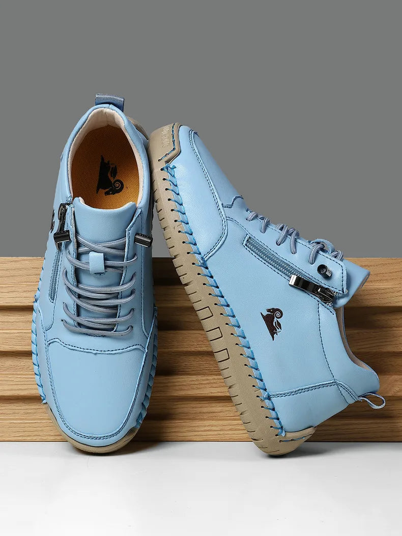 Nuevo 2025 zapatos deportivos para mujer, senderismo al aire libre, fondo plano, transpirables, cómodos, informales, zapatos de conducción, zapatillas de deporte transpirables a la moda