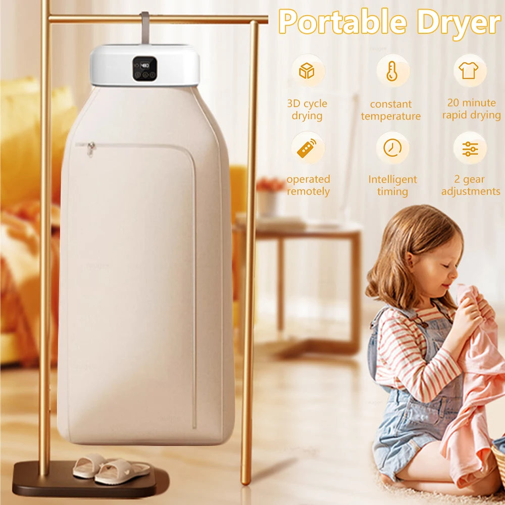 Secador de ropa portátil, secador de ropa eléctrico plegable, secador de ropa plegable, esterilización UV, secador de ropa portátil eléctrico