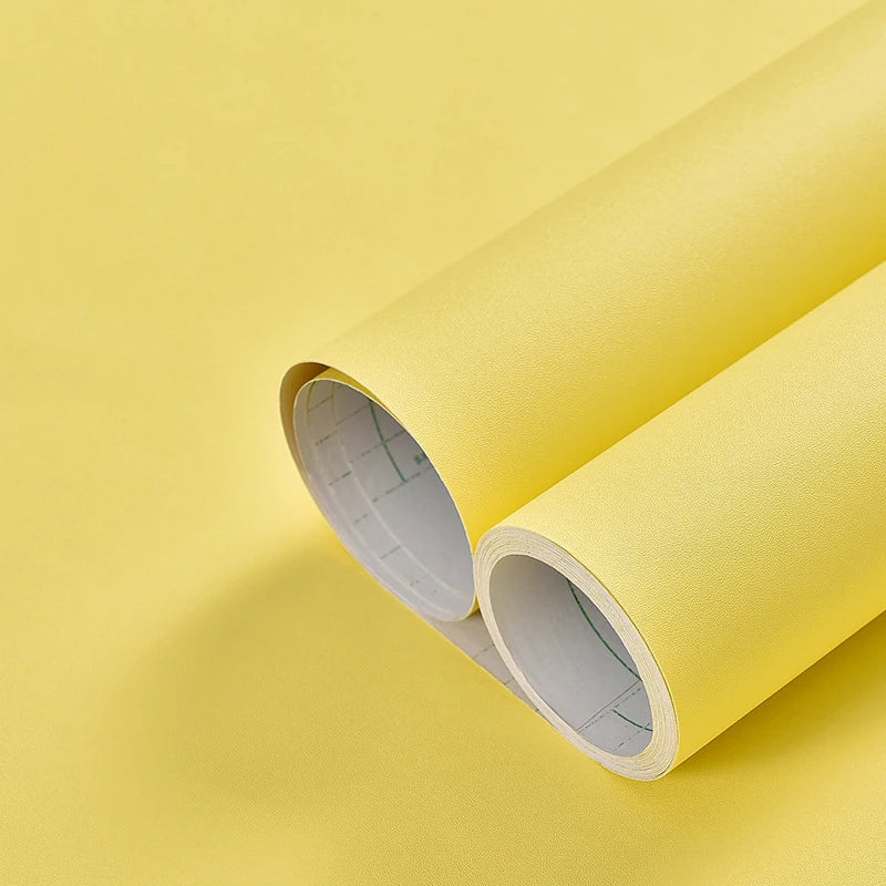 WOKHOME-papel tapiz autoadhesivo de vinilo de Color sólido, papel de Contacto impermeable, pegatina de pared, película, papeles de pared en rollos, decoración del hogar