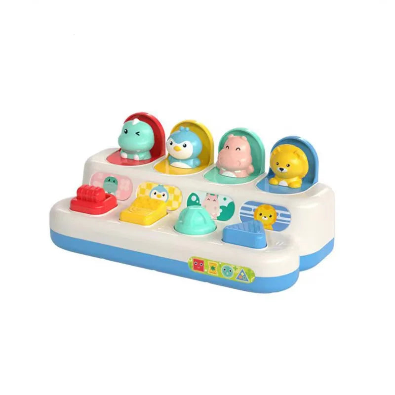 Juguete emergente de actividad interactiva para bebés, juguete con causa y efecto, juegos de desarrollo para bebés, juguetes educativos de aprendizaje Montessori
