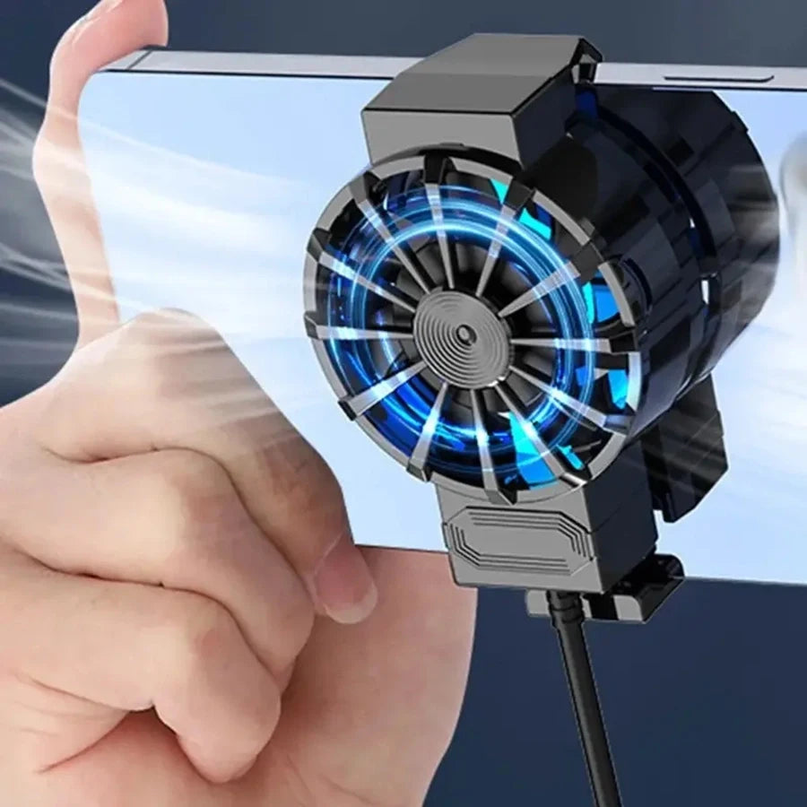 Enfriador portátil para teléfono, ventilador para teléfono, control de temperatura del dispositivo, imprescindible para jugadores y entusiastas de la tecnología