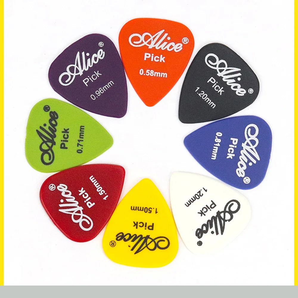 10-50 Uds. De púas de guitarra de 0,96mm de espesor, accesorios para guitarra, púas de bajo eléctrico acústico Alice, púas mediadoras de guitarra