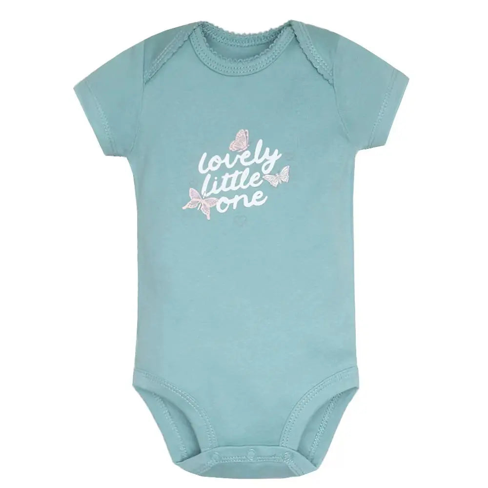 5 unids/lote de monos para bebé, ropa de verano, moda de algodón con estampado Floral, ropa para bebé recién nacido, niña y niño, mono bonito, trajes infantiles