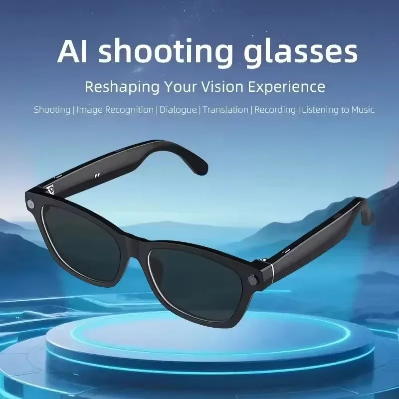 Gafas Inteligentes Lenovo con IA, Traducción por IA, Cámara HD de 8MP, Grabación de Imágenes 4K, Llamadas Bluetooth, Grabación de Música, Gafas de Sol Inteligentes, Novedad 2026