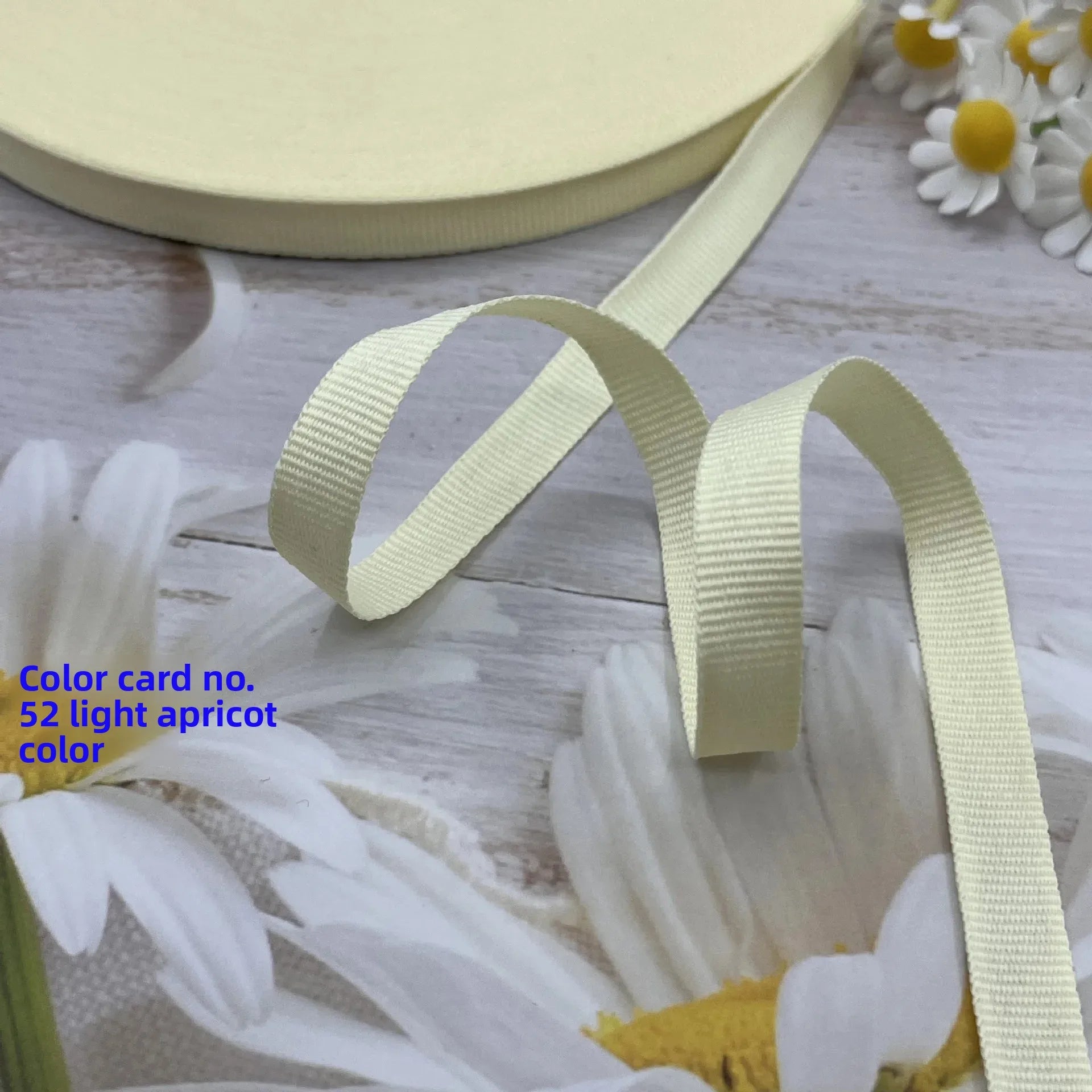 Cinta de encuadernación de borde de tejido liso de poliéster colorido, cinturón de tela de nailon, cinturón de lona con borde en rollo, corbatas para artículos para el hogar