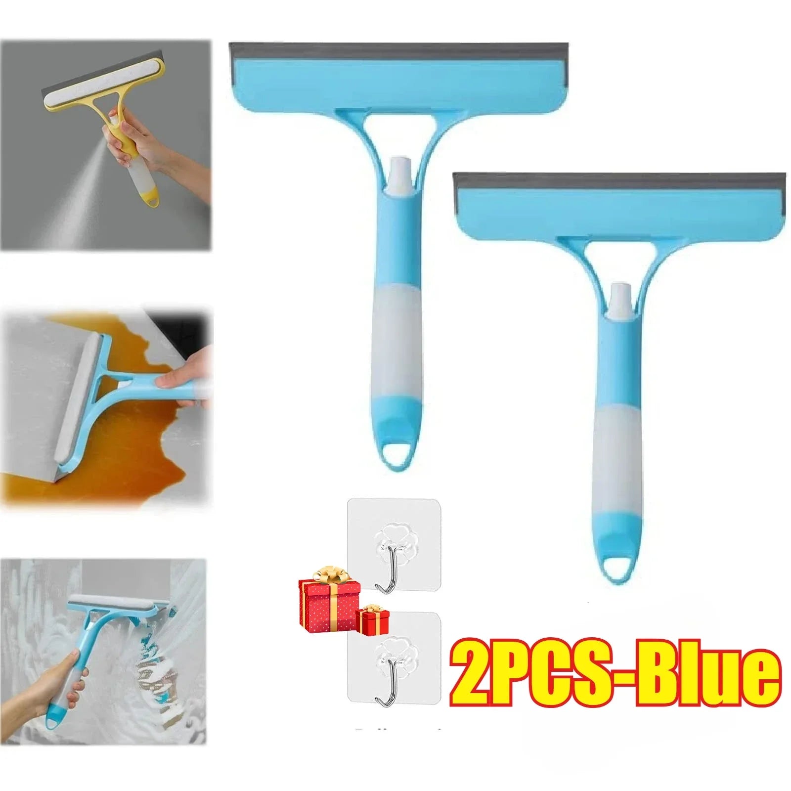 1/2/3 Uds limpiador a vapor ventana Squeardo para gafas escurridor baño limpiaparabrisas limpiador de ventanas escurridor de vidrio ventana de vidrio de coche