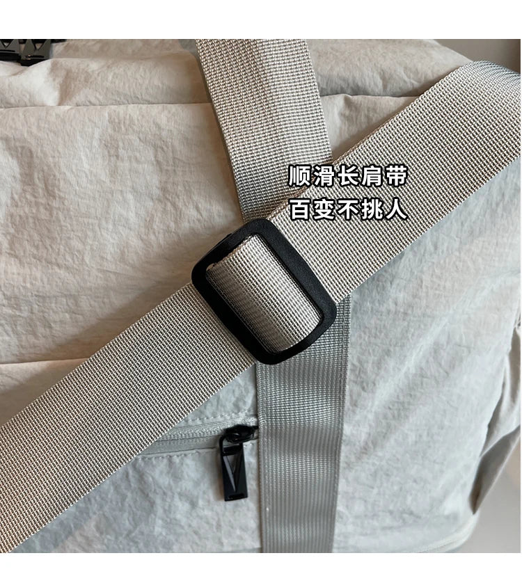 Bolsas de viaje Oxford con cremallera a la moda, bolsos sencillos de gran capacidad para mujer, gran oferta 20220, bolsas de viaje portátiles con hilo de coser