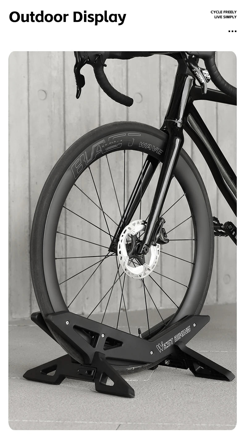 WEST BIKING-estante de estacionamiento para bicicleta, soporte Universal ajustable para bicicleta de montaña y carretera, soporte de estacionamiento para almacenamiento de bicicletas en interiores, accesorios para ciclismo