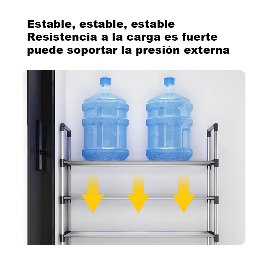 Zapatero antideslizante de 6 niveles, zapatero sencillo para el portal de la casa