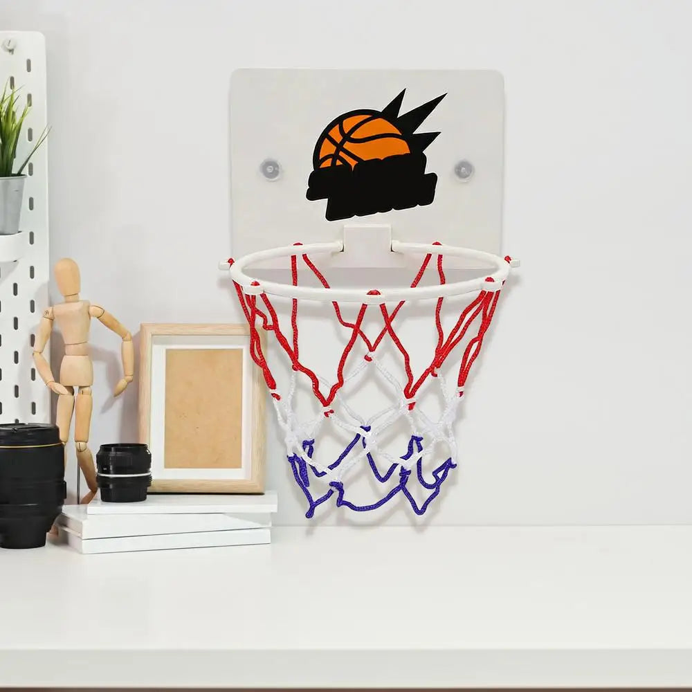 Aro de Baloncesto con Ventosa Pequeño, Juego de Baloncesto sin Taladrar para Niños y Niñas, Ejercicio en Casa o en el Aula