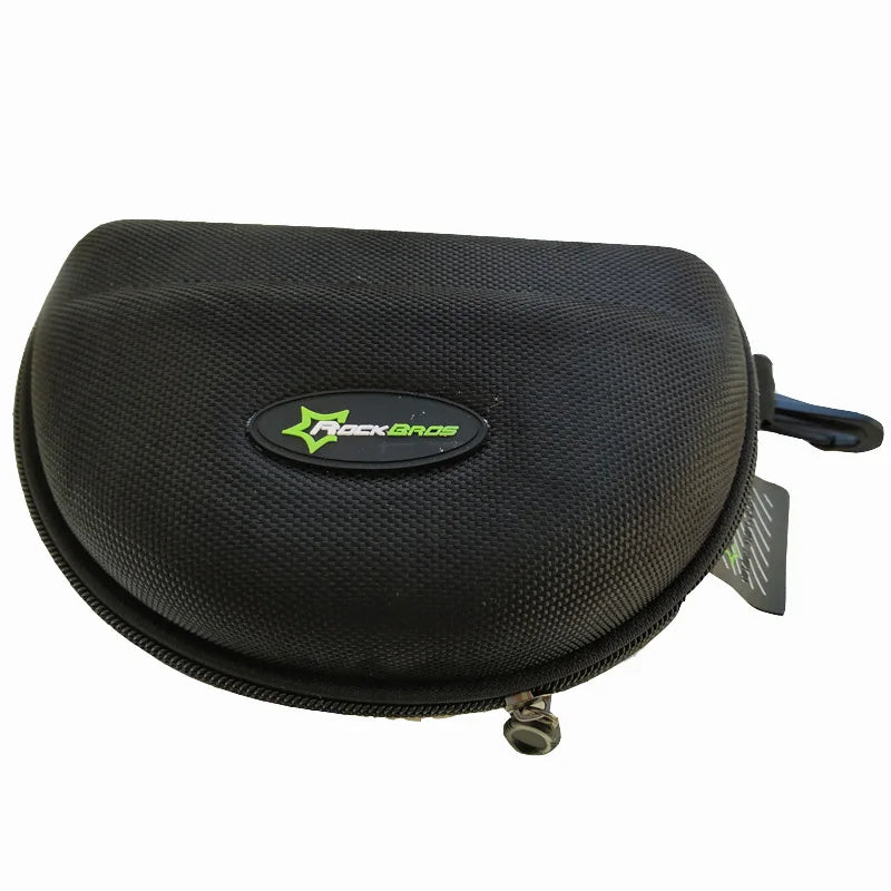 Caja de gafas de sol con cremallera, estuche rígido, Protector de lentes múltiples, contenedor portátil para ROCKBROS, modelo 10001, 10002