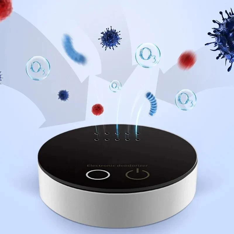Purificador de Aire HOMEFISH HF07 para Esterilización, Desodorización y Desinfección, Purificador de Ozono Inteligente para Zapatero