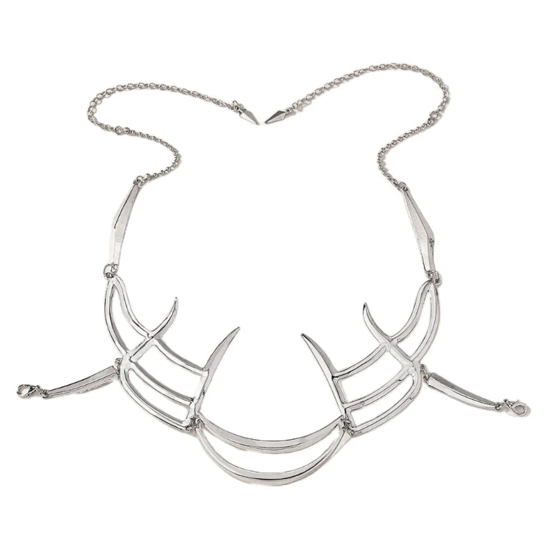 Pendientes de Metal para hombres y mujeres, Accesorios de Cara fluida de alienígena mecánico gótico, máscara Irregular Punk, joyería de fiesta de Halloween