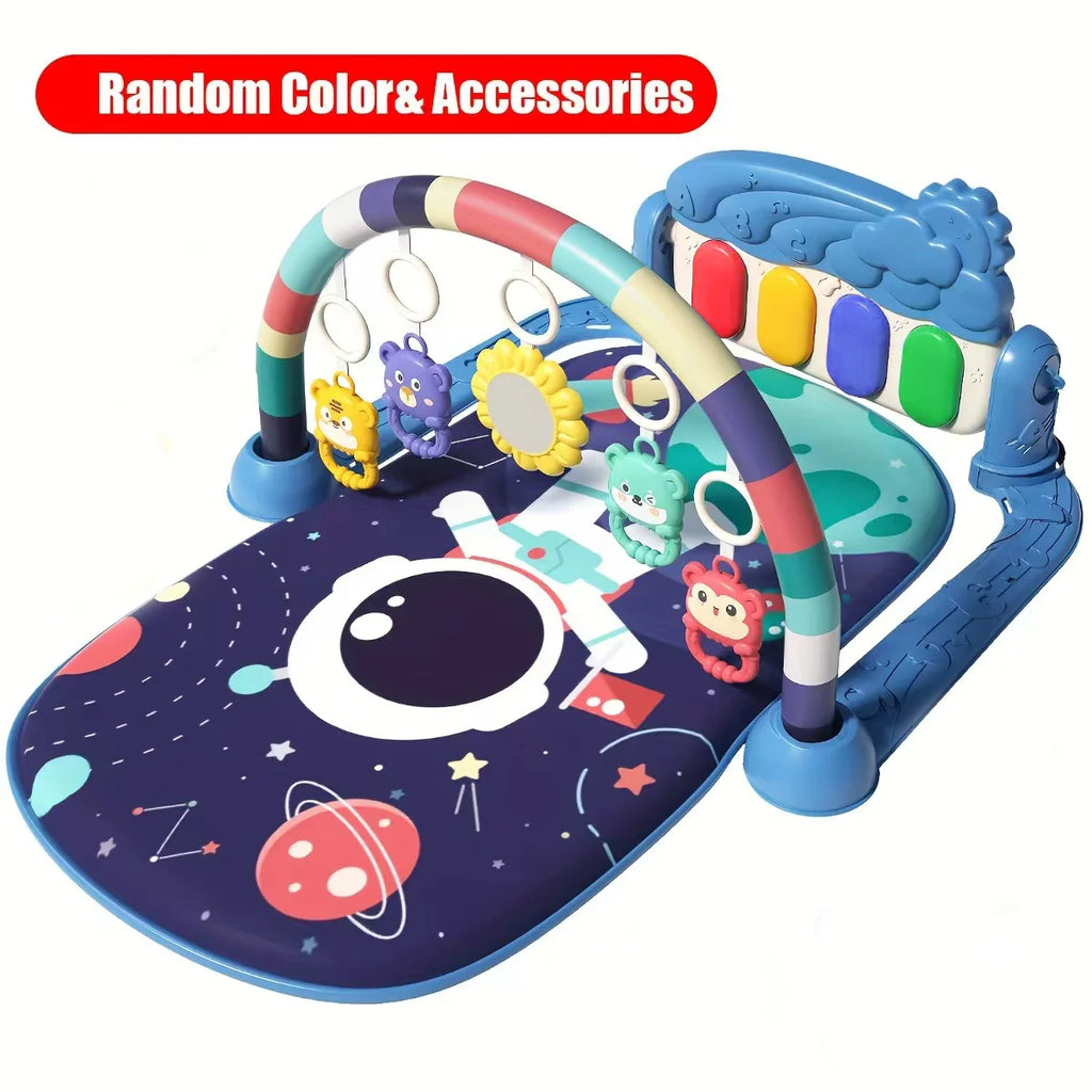 Alfombra musical de piano para bebés, gimnasio de actividades, teclado musical, tapete de juego para gatear, juguetes educativos tempranos para bebés recién nacidos de 0 a 36 meses