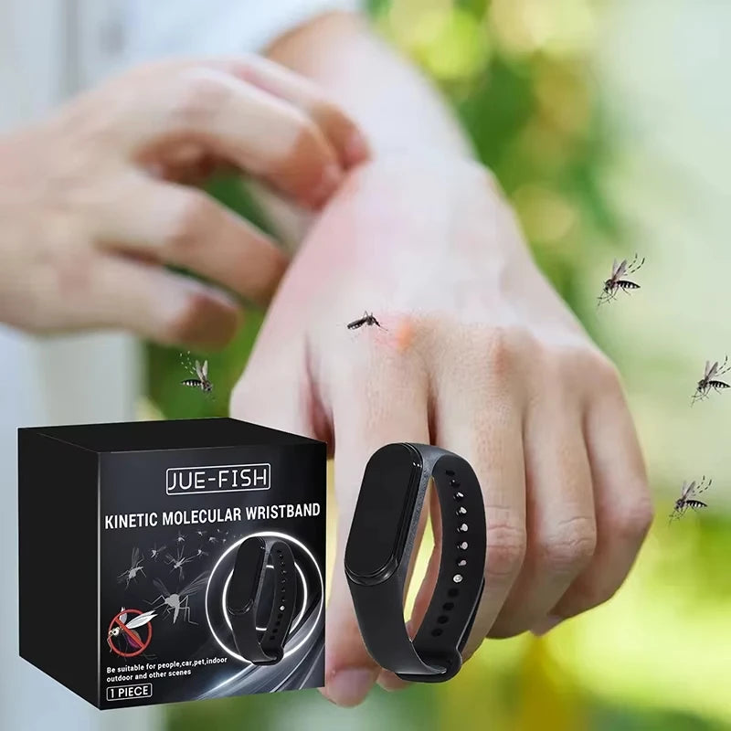 Pulsera Repelente de Mosquitos, Ultrasónica, Física, No Química, Deportiva, Eficaz, para el Hogar y Exteriores