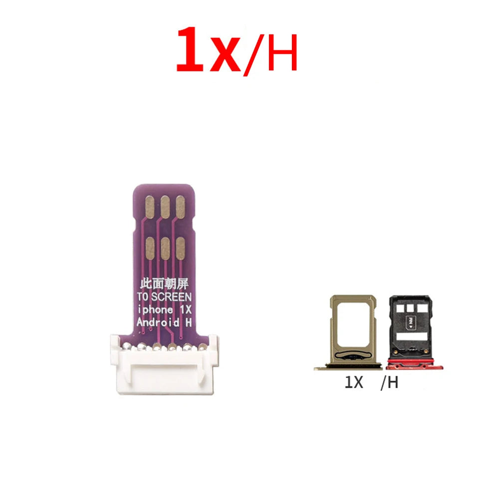 Adaptador de ranura para tarjeta SIM 4 en 1 NEX para iPhone, lector de tarjetas SIM, reemplazo rápido de tarjetas, soporte para tarjeta SIM, reinicio libre Nano