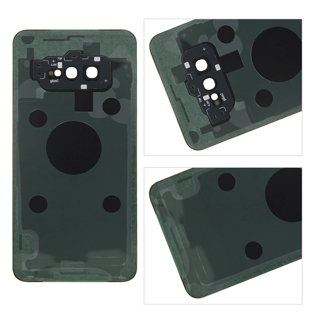Cubierta trasera para Samsung Galaxy S10E G970 G970F G970W, carcasa trasera de repuesto para batería, cubierta trasera con adhesivo