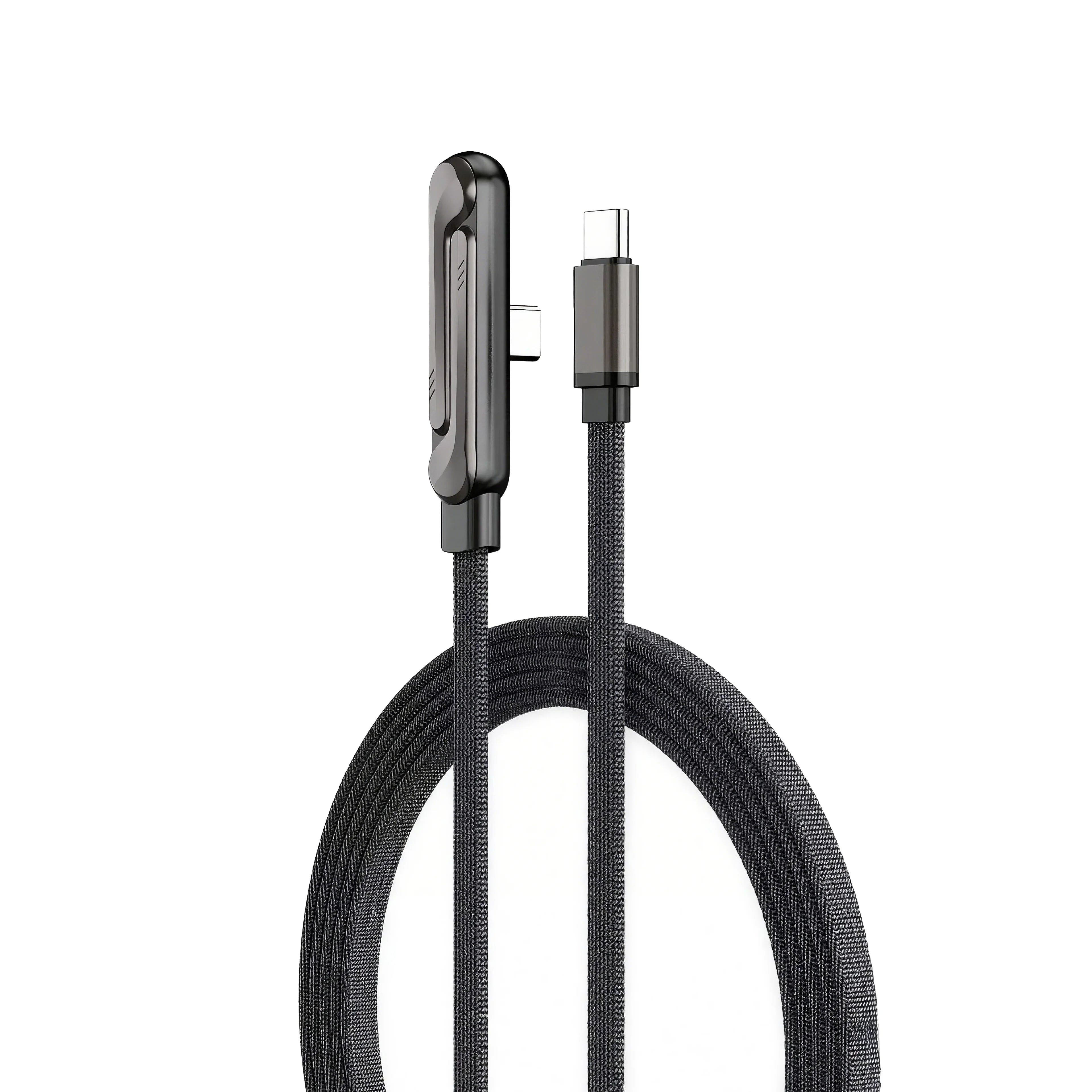 Cable tipo c carga ultra rapida reforzado Cable de Carga Rápida Tipo C a Tipo C de 240W, con Soporte Plegable para Teléfono, para iPhone 17/16/15, para Cargador Samsung