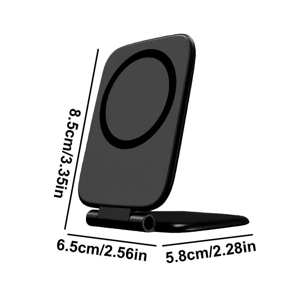 Soporte Magnético para Teléfono de Coche, Ultrafino, Plegable, con Adhesivo para la Parte Trasera del Coche, Soporte Magnético para Escritorio