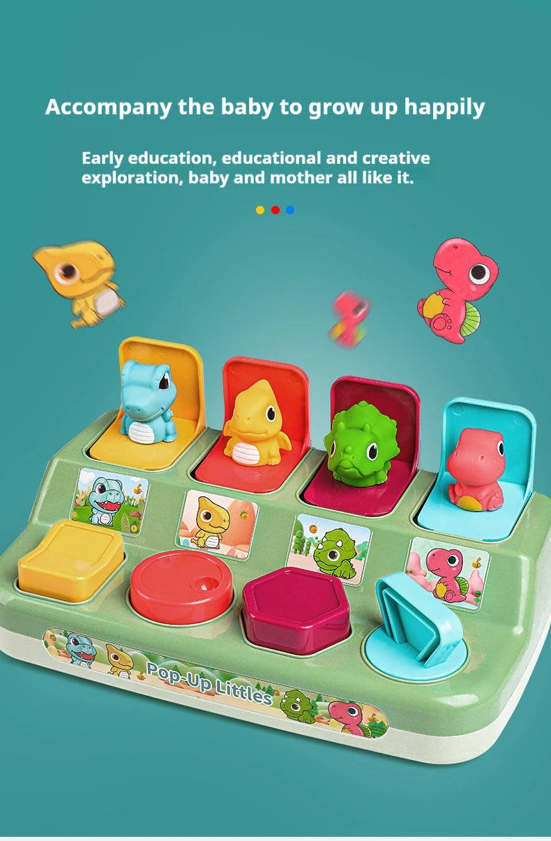 Juguete emergente de actividad interactiva para bebés, juguete con causa y efecto, juegos de desarrollo para bebés, juguetes educativos de aprendizaje Montessori