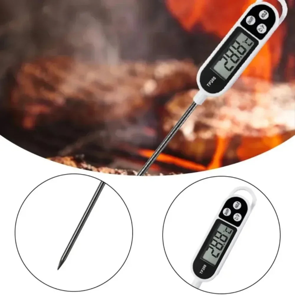 Termómetro de alimentos TP300, termómetro Digital de agua y aceite para cocina, sonda para cocinar carne, horno electrónico para barbacoa, herramientas de cocina