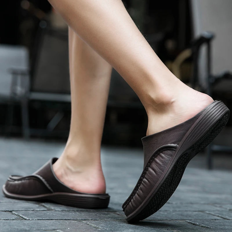 2023 Hotsale hombres zapatos EVA Slip On zapatos casuales para caminar hombres medias zapatillas cómodas zapatillas suaves tamaño 40- 47