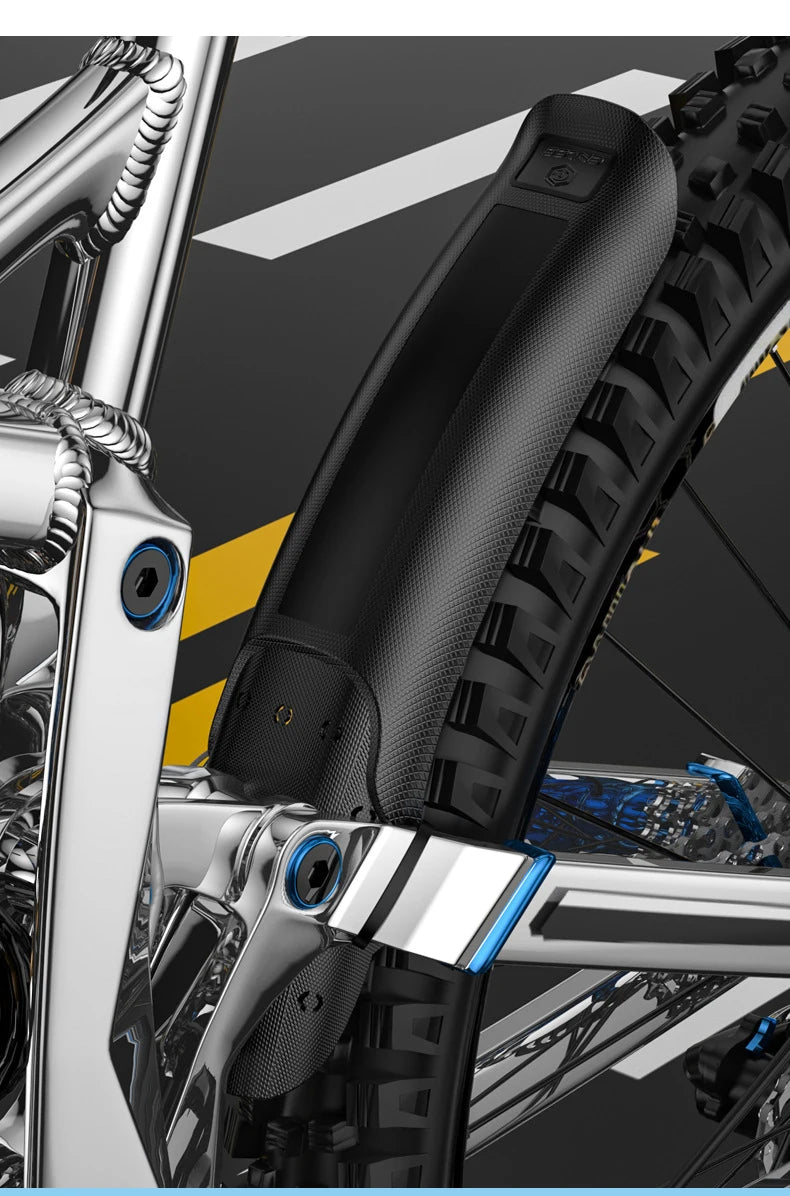 1/2 Uds ENLEE bicicleta guardabarros de carcasa dura bicicleta delantera trasera neumático rueda guardabarros MTB bicicleta guardabarros accesorios de pieza de ciclismo