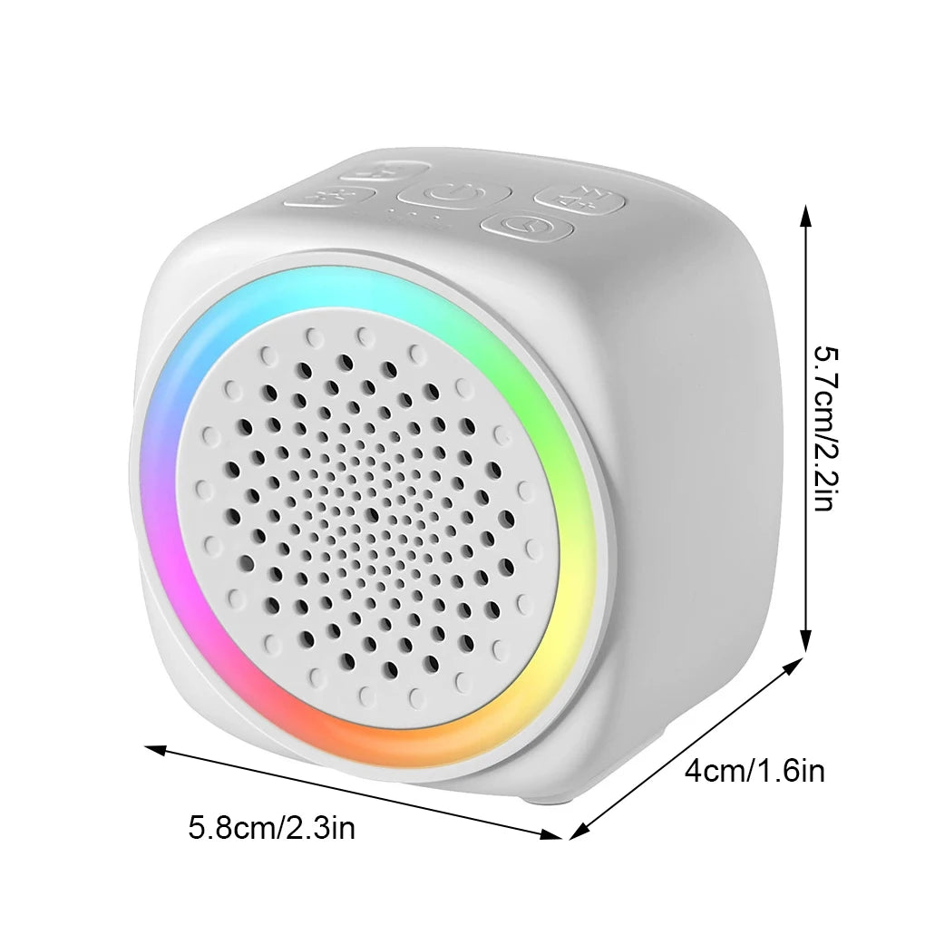Máquina de ruido blanco para bebé recargable por USB con temporizador y luz nocturna: chupete portátil para dormir, apagado automático para bebés y niños pequeños