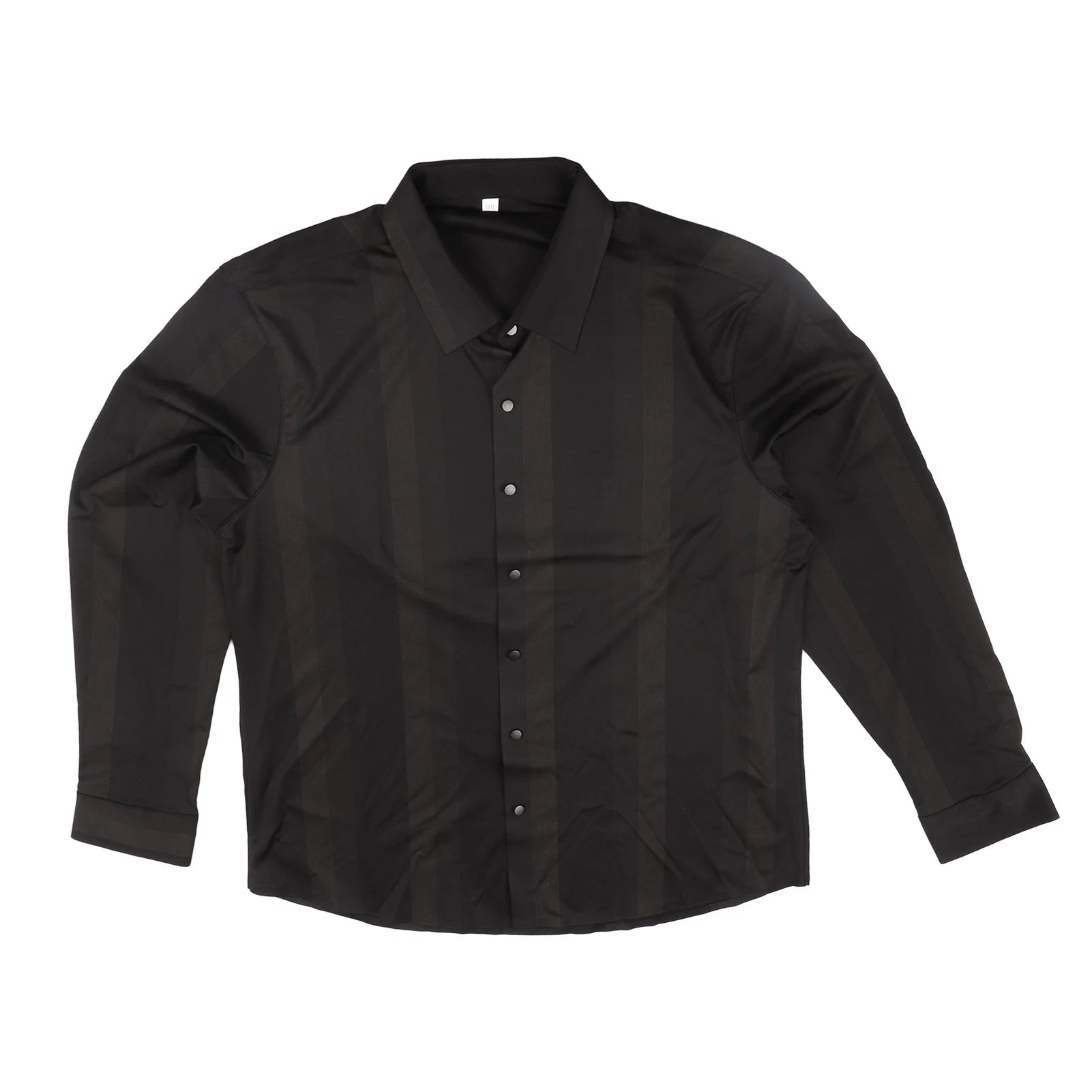 Camisa de manga larga de seda de hielo para hombre, camisa de manga larga para hombre, camisa de planchado sin rieles de alta flexibilidad, camisa de seda de hielo a rayas