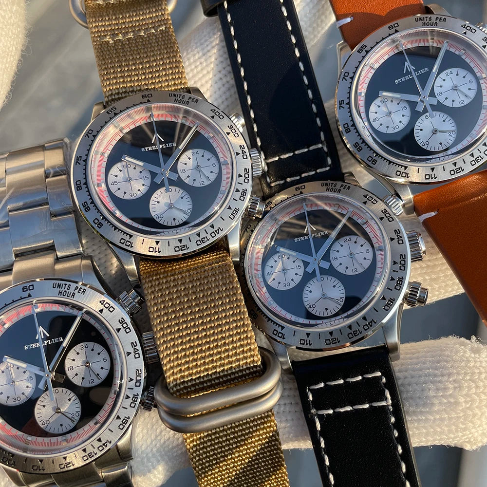 Reloj de Cuarzo de Lujo para Hombre SF733 STEELFLIER, Movimiento Silencioso VK63, Superluminoso, Resistente al Agua 200M, Reloj de Buceo, Nuevo Lanzamiento Oficial