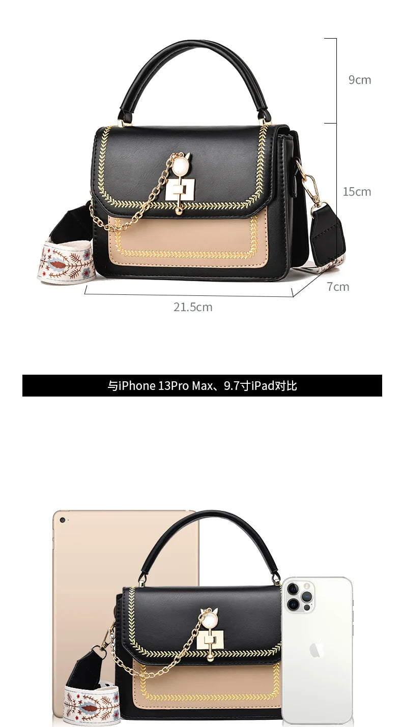 Nuevo bolso de hombro para mujer, bolso principal de alta calidad, bolso informal de gran capacidad a la moda, bolso de hombro tipo bandolera