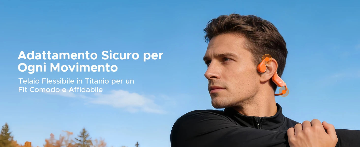 Audífonos DOOGEE BoneBeat Run Ray con Conducción Ósea, 10 Horas de Duración, Bluetooth 6.0, Dinámicos, Deportivos, Ligeros, Inalámbricos, de Diseño Abierto