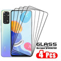 4/3/2/1 Uds cubierta completa de cristal para Redmi Note 11 cristal Xiaomi Redmi Note 11 vidrio 9H HD Protector de pantalla Redmi Note 11 Pro Plus 11S