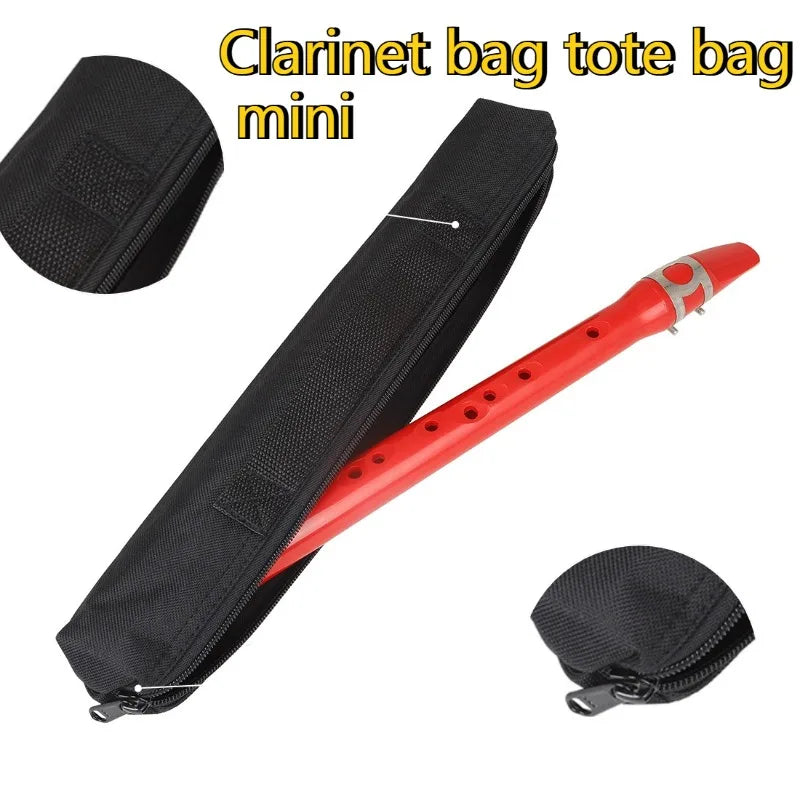 Bolsa de transporte para grabadora, bolsa de almacenamiento para mini saxofón, bolsa protectora para instrumentos musicales, 1 unidad