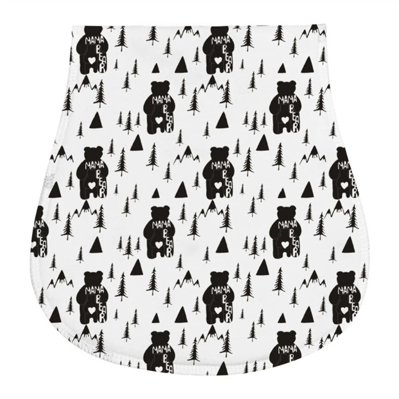 Paños de Bebé de 2 Capas, Baberos Absorbentes para Recién Nacidos, Baberos de Algodón Suave para Bebés, Regalo para Baby Shower