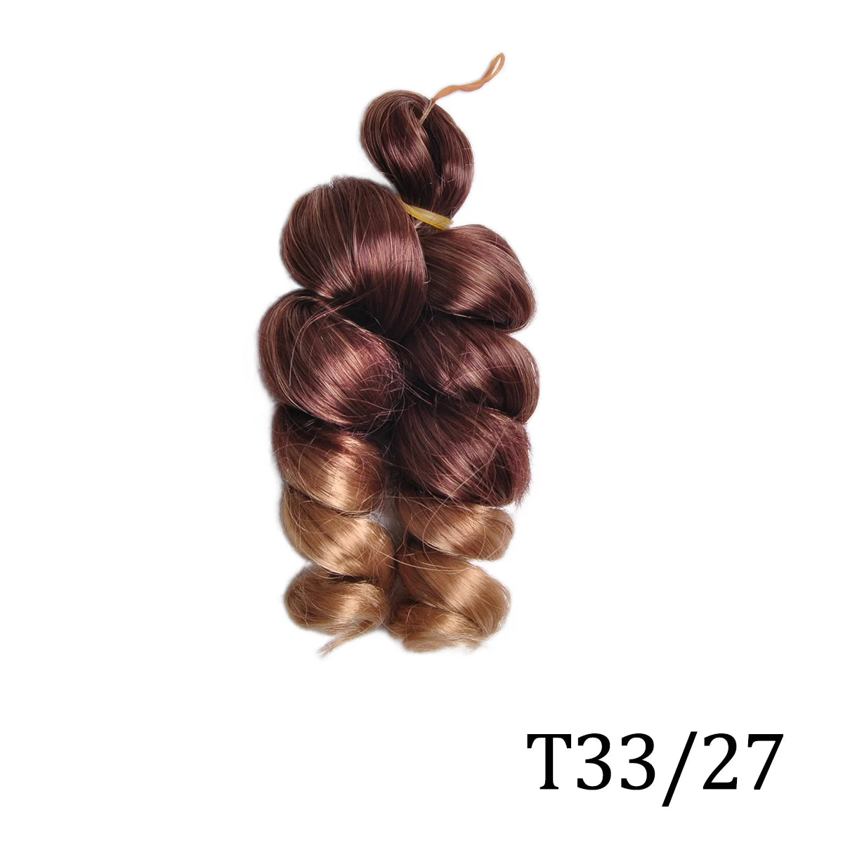 Extensiones de cabello trenzado rizado en espiral de pelo sintético de 12 pulgadas, pelo rizado rosa ombré, rizos franceses, pelo de ganchillo trenzado para mujer