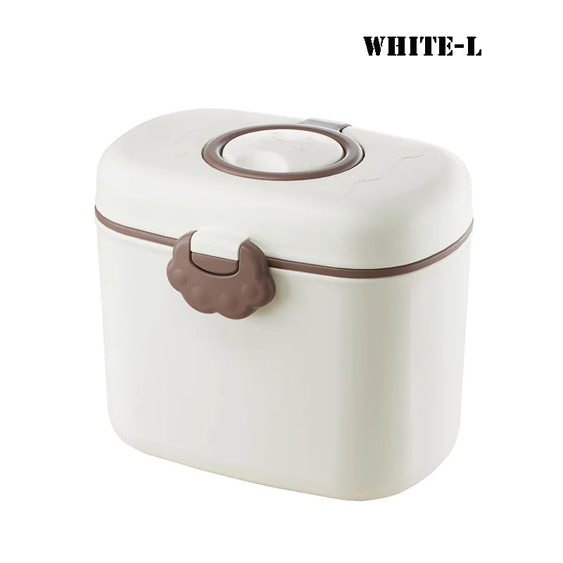 Contenedores portátiles de almacenamiento de alimentos para bebés, dispensador inteligente de fórmula de leche en polvo sin derrames sin BPA para frutas, aperitivos y nueces