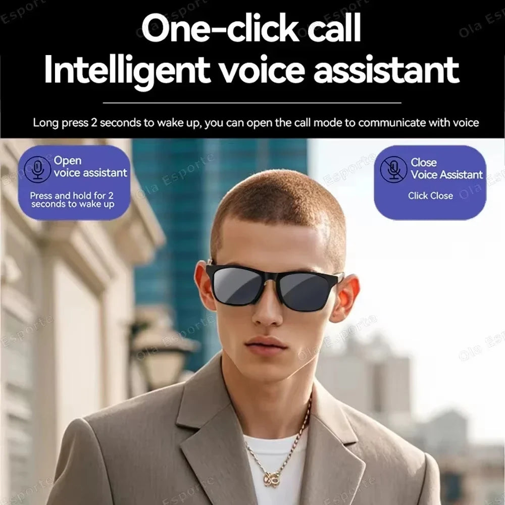 Lentes Inteligentes con IA Lenovo 2026, Nuevas, con Control Táctil 8K, Grabación de Fotos y Vídeos, Traductor, Asistente de Voz, Bluetooth, Inalámbricas