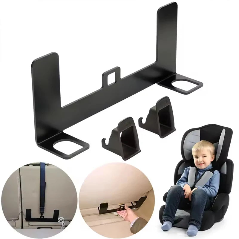 Kit de Montaje Universal ISOFIX para Silla de Auto para Niños, Conector de Cinturón de Seguridad, Interfaz de Anclaje, Soporte de Sujeción para Auto