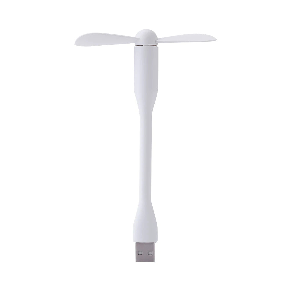 Mini ventilador USB, ventilador de refrigeración Flexible para banco de energía, portátil, PC, cargador de CA, ventilador de mano portátil, dispositivo de verano para ordenador