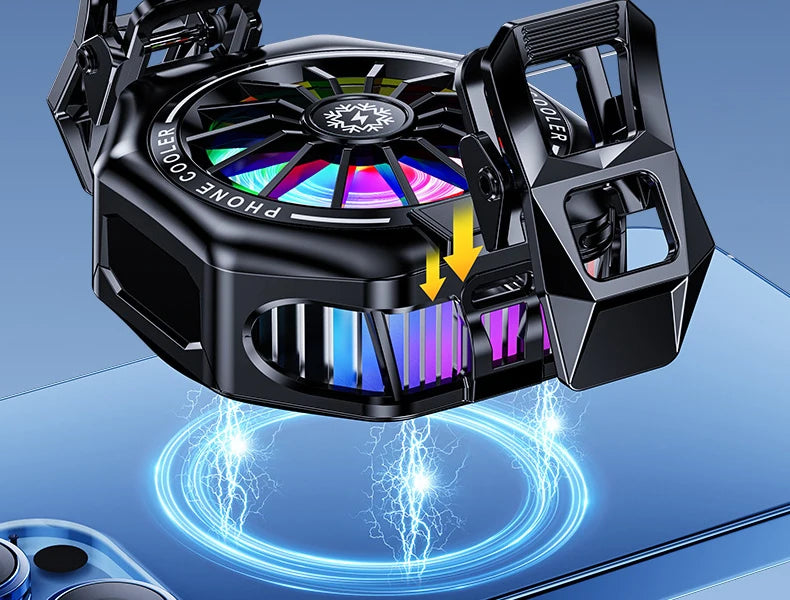 Enfriador Black Shark para teléfono celular, ventilador de refrigeración móvil, ventilador para juegos, accesorios de refrigeración para teléfono, enfriador portátil para juegos de teléfono